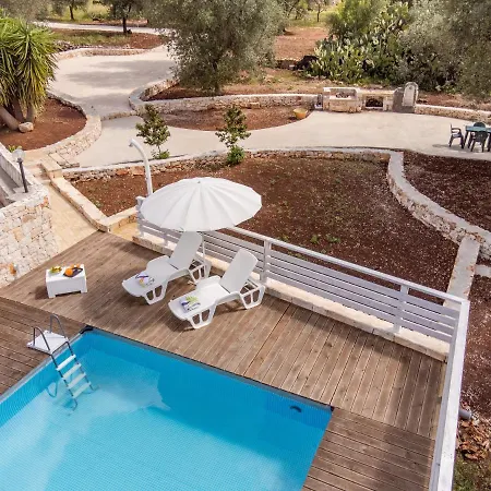 Trullo Quattro Carrini Con Piscina 度假居 切列梅萨皮卡