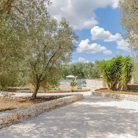 度假居 Trullo Quattro Carrini Con Piscina 切列梅萨皮卡