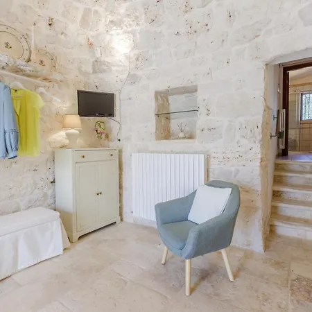 度假居 Trullo Quattro Carrini Con Piscina