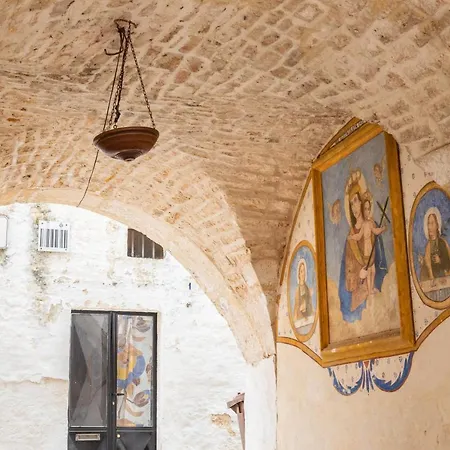 度假居 Trullo Quattro Carrini Con Piscina
