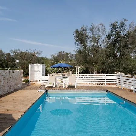 度假居 Trullo Quattro Carrini Con Piscina 切列梅萨皮卡